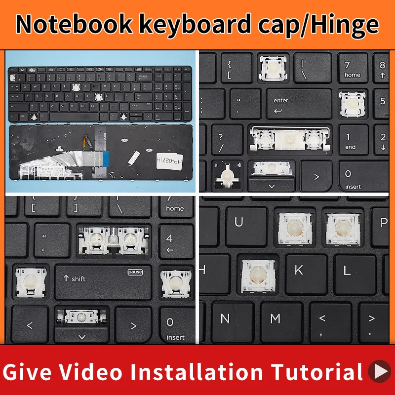 

Replacement Keycap Key cap Hinge for HP ProBook 450 G3 450 G4 455 G3 455 G4 470 G3 470 G4 650 G2 655 G2 Keyboard