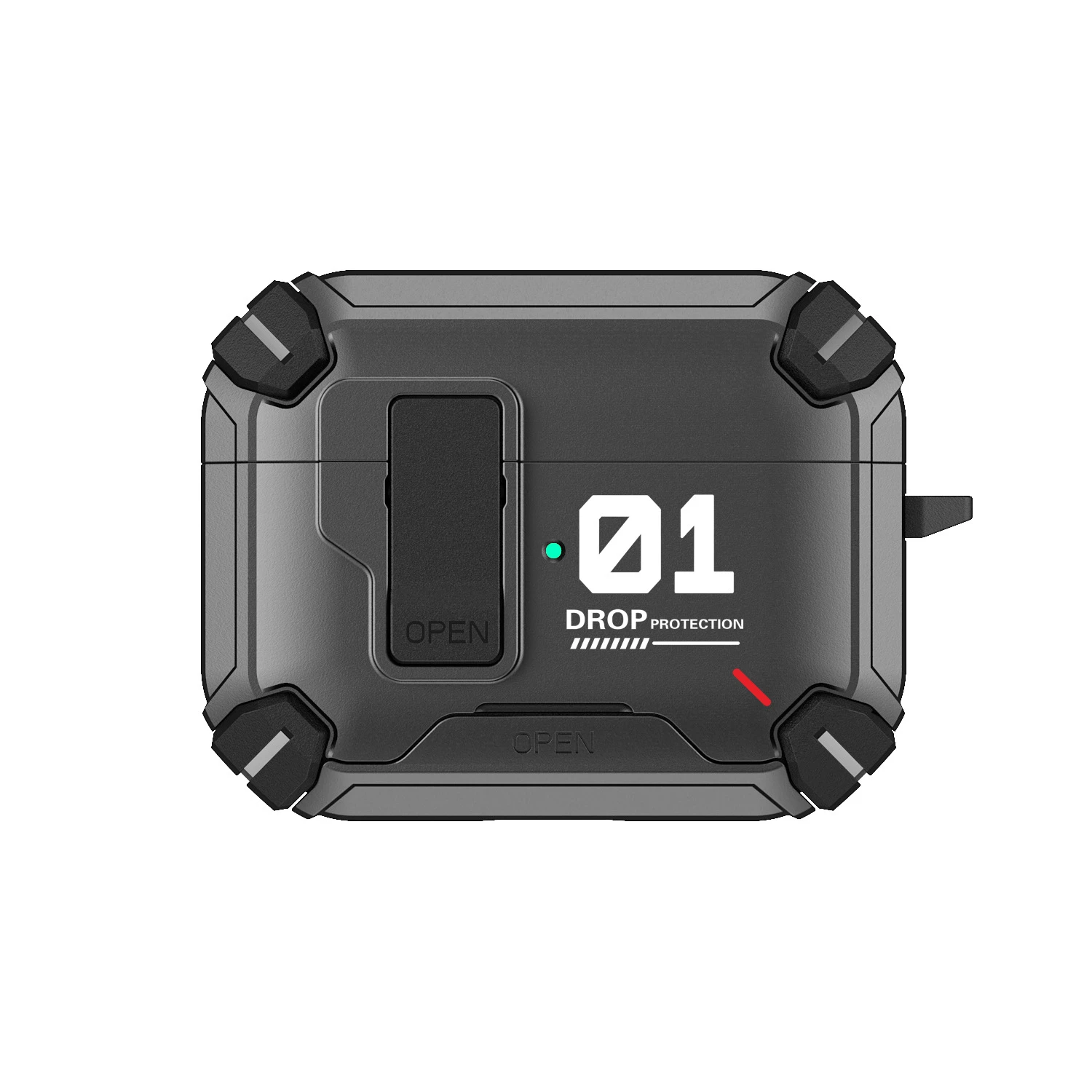 Magnetic Flip-Open Full Body Shockproof AirPods Case with Lock