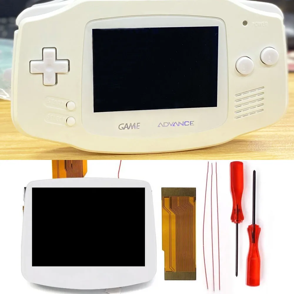 ゲームボーイの事前にラミネートされたLCDキット,交換用ハウジング,gba 