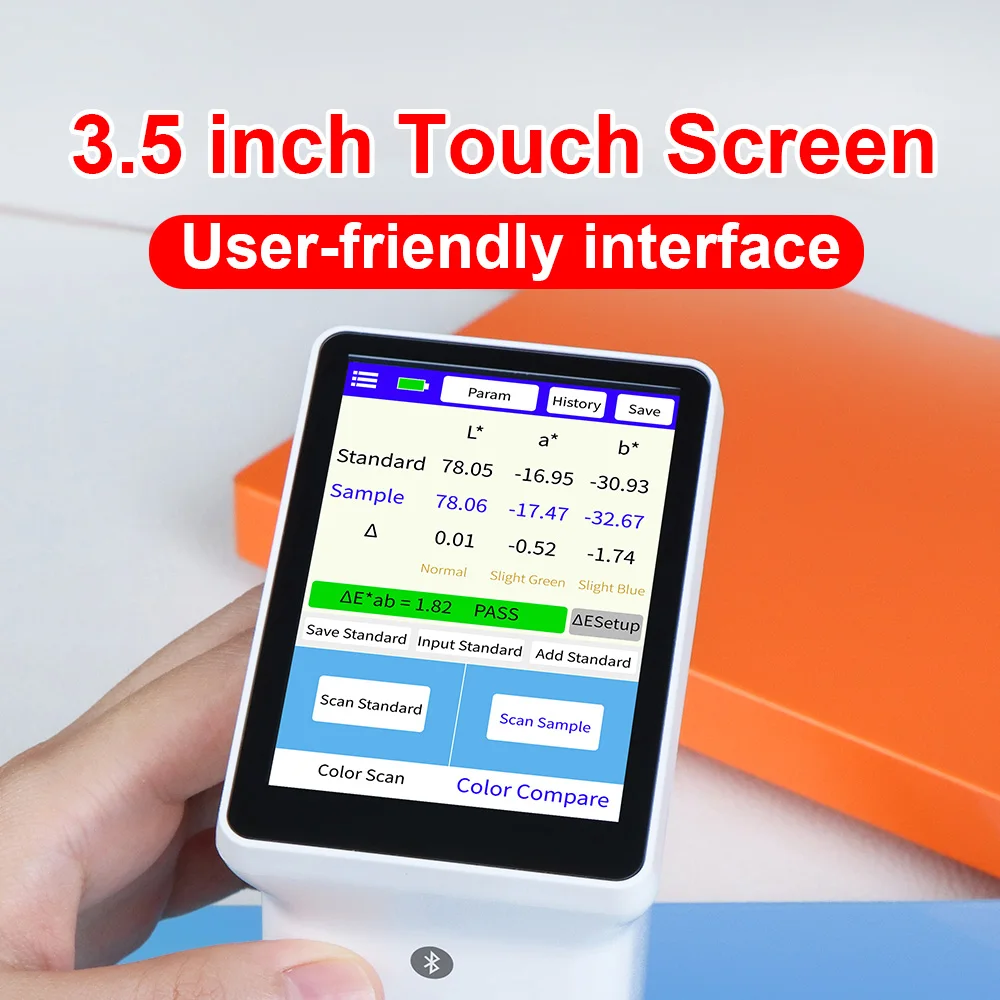 Portable Colorimeter Digital LS173 D/8&deg; Professional Linshang Color Measuring Device for Car Paint