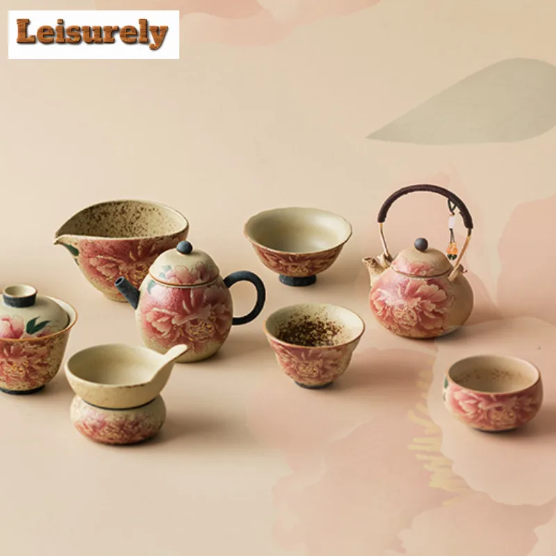 Blue And White Flint Red Tea Separator Infusor Elegant Tea Strainer Dispenser Tea Making Tea Filter Cha Supplies Collection Gift