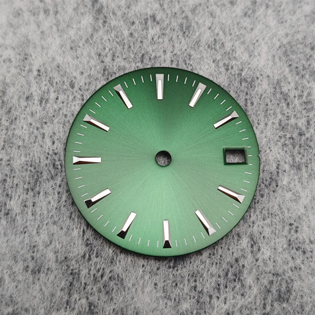 Watch Dial Simple Watch Face Modified Accessories with Calendar Window Dial Stripes for NH35/364R/7S Movement watch dial accessories watch face accessories 28.5mm
