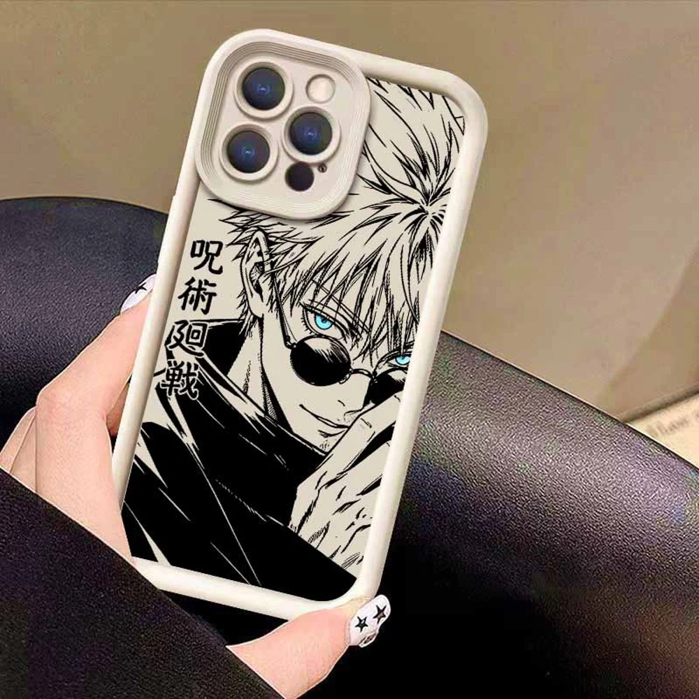 Jujutsu Kaisen Satoru Gojo & Sukuna Eye Design Soft Phone Case