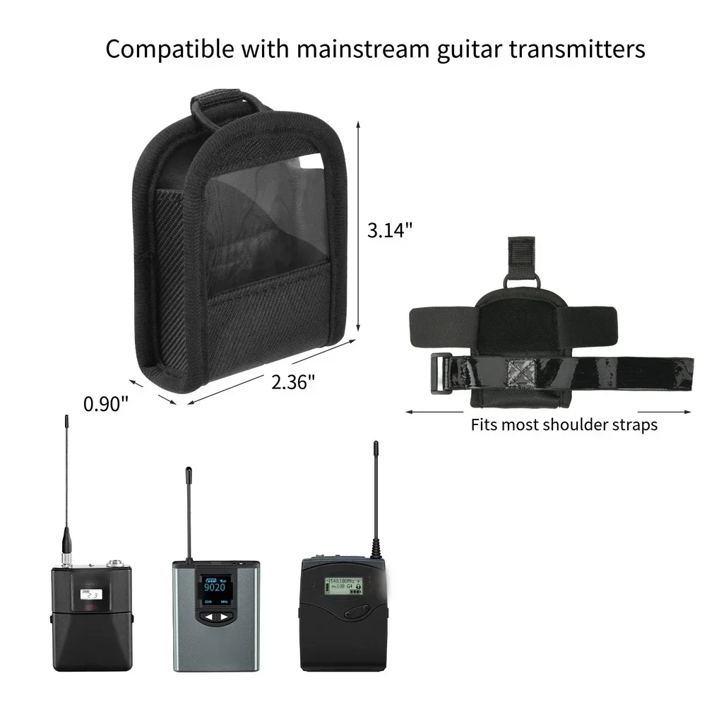 Étui Bodypack Nylon pour Émetteur Audio - Protection Antenne