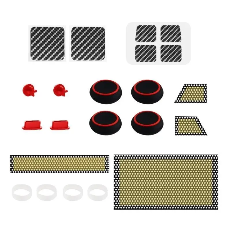 Comprehensive Gaming Protection Kit with Dust Filters & Button Stickers