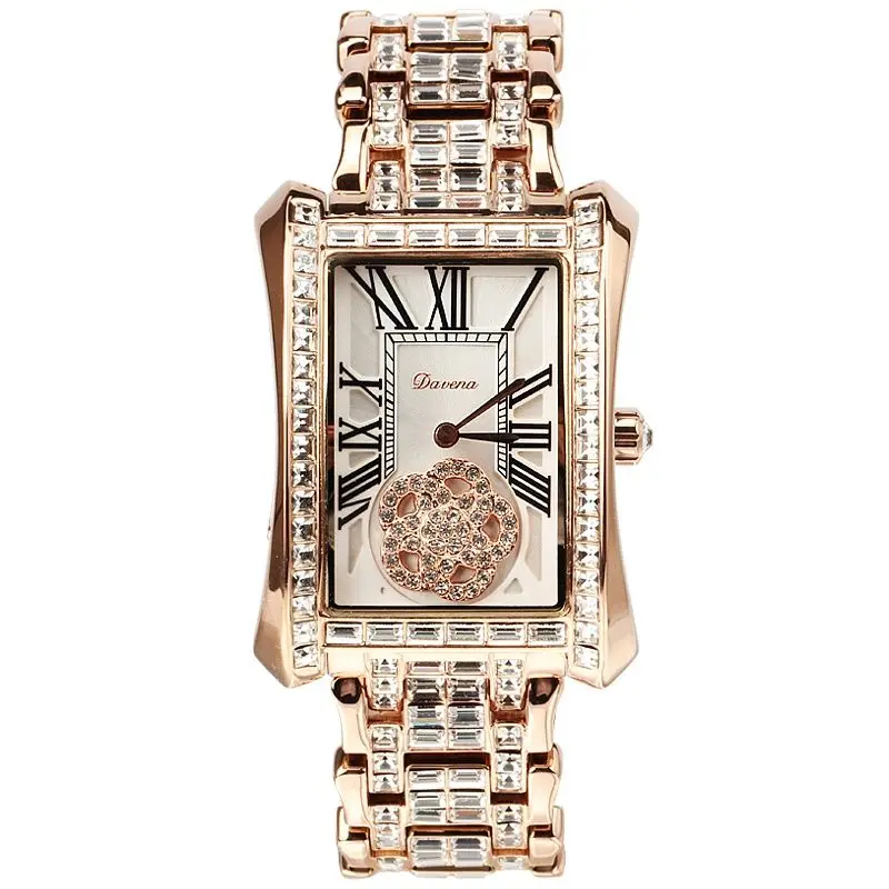 

Модные трендовые роскошные часы Good Luck поставляются Камелия женский браслет из нержавеющей стали большие брендовые ювелирные часы