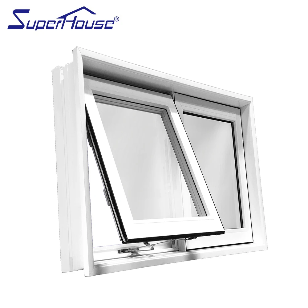 Superhosue Australia standard AS2047 Germany chain winder awning window vertical opening aluminum awning windows