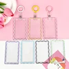 Ins Transparent Acrylic Photocard Holder Keychain Idol 3 Inch Card Holder Student Credit ID Bus Bank Card Sleeve Protective Case 1