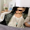 Josh Hutcherson Poster Printed Flannel Blanket Soft Comfortable Home Travel Bed Plush Birthday Gift Fans Gift 6