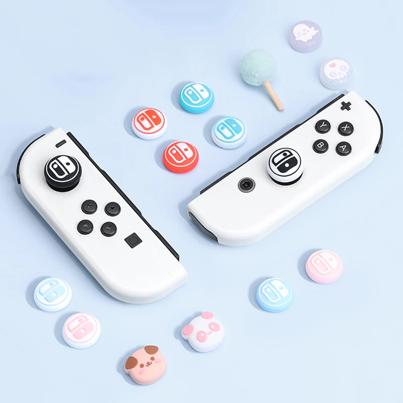 4pcs NEW For Nintendo Switch Joy Con Silicone Thumb Grips Joystick