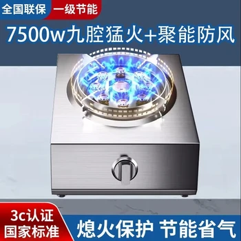 Portable Gas Stove with Single Burner, Stainless Steel Cooker for LPG/Natural Gas AE 1
