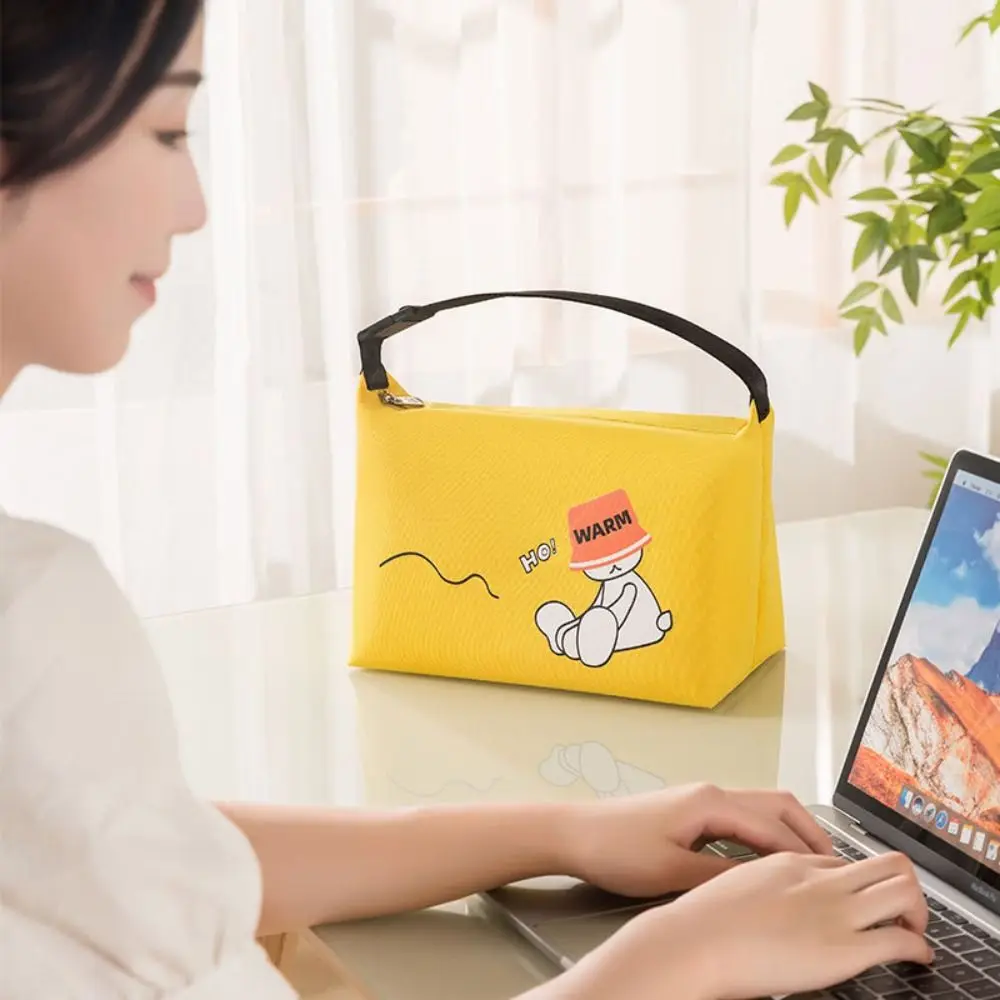 

Zipper Waterproof Lunch Bag Cartoon Animal Food Hand Bags Tote Lunch Bag Cartoon Design Insulation Package Food Warm Thermal Bag