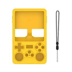 Enhanced Soft Silicone Shockproof Case - Anti - Scratch Full Protection Skin Cover for Handheld Game Console (Yellow)
