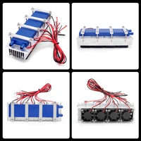 Refroidisseur de réfrigération thermoélectrique Peltier 288W/144W, système de refroidissement à semi-conducteur 12VDC 30A/15A, bricolage pour ventilateur de climatisation 2