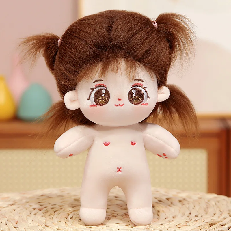 

20cm IDol Doll Plush Cotton Star Dolls Kawaii Stuffed Baby Plushies No Attributes Dolls Toys Fans Collection Children Girl Gifts