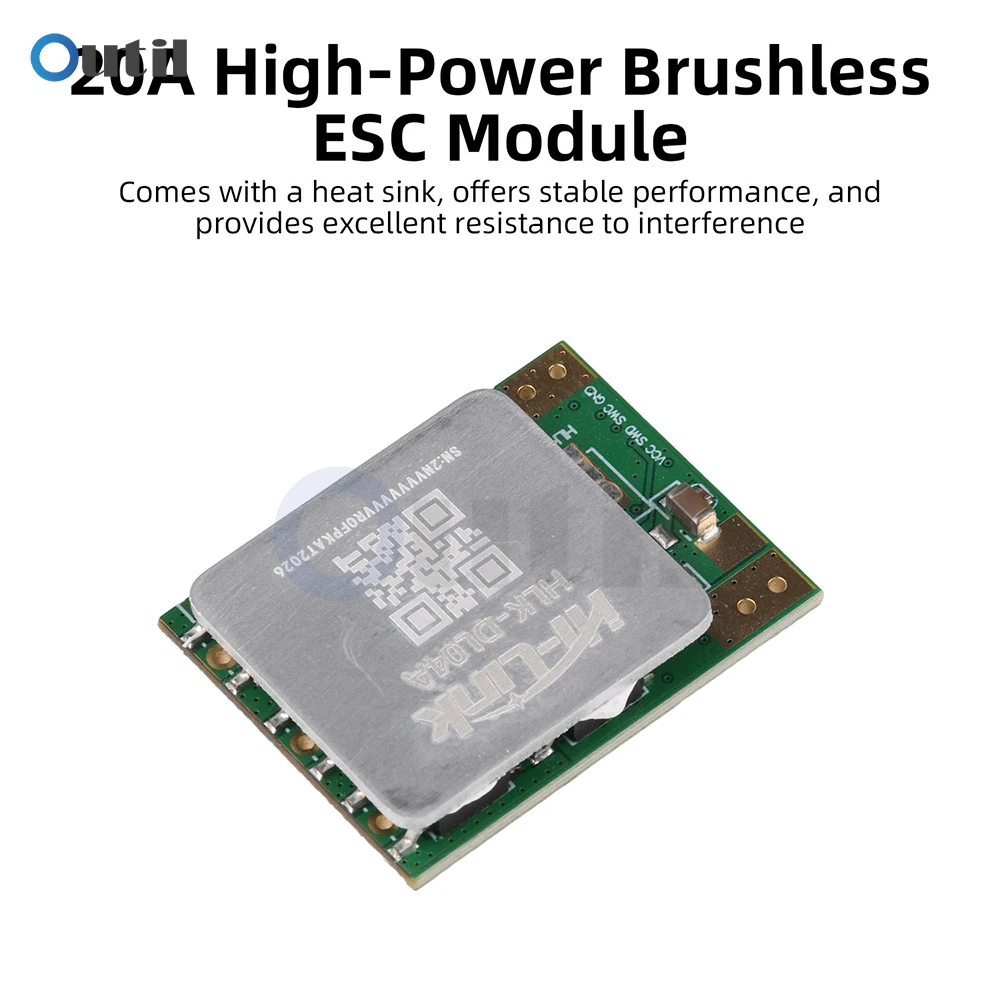 ESC 20A 12V PWM pour micro moteur sans balais - Contrôleur de vitesse