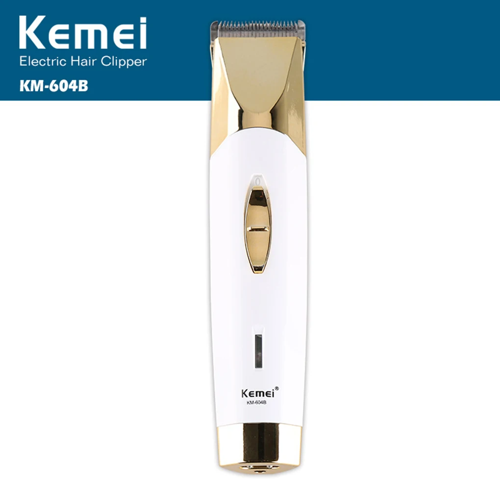 

Профессиональный мужской триммер для волос Kemei, перезаряжаемая Бесшумная машинка для стрижки волос, Мужская Беспроводная Машинка для стрижки волос для взрослых