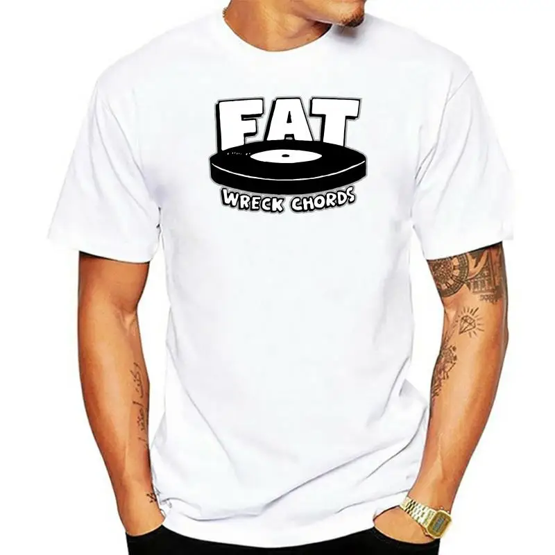 

100% Cotton O-neck Custom Printed Tshirt Men T shirt Fat wreck chords Women T-Shirt