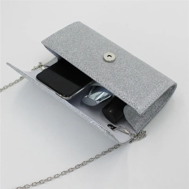 Socialite Party Bag, Evening Bag, Clutches Dress Bag, PVC Diamond Inlay Chain Crossbody Shoulder Bag for Women Daily Collocation