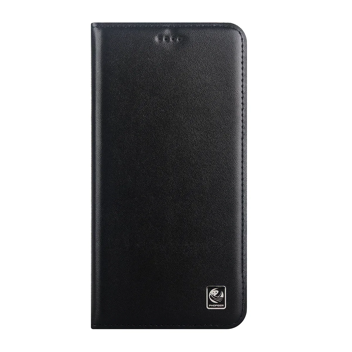 Nappa Genuine Leather Magnetic Flip Wallet Case Cover, Premium Quality