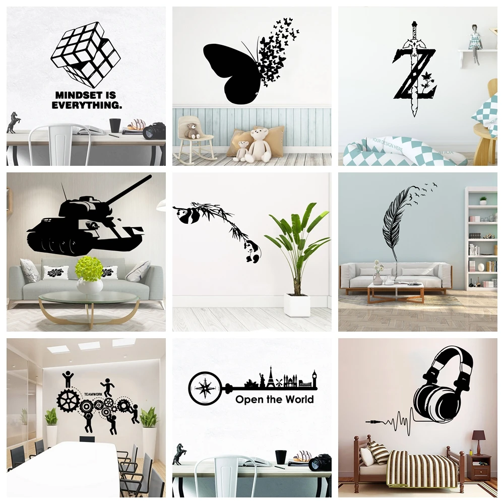1-pc-Drop-Shipping-Motivating-sentences-or-music-Wall-Sticker-Home ...
