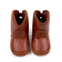 Baby Fashion PU Boots Infant Girls Non-Slip Soft Sole First Walker Winter Warm Snow Boots Crib Shoes 5