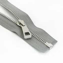 Versatile Metal Zipper Repair Kit for Clothing and Accessories (GraySilver)