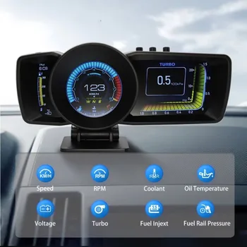 Strumenti diagnostici Tachimetro GPS digitale Navigazione per auto OBD + GPS Smart Gauge HUD automobilistico Head Up Display A600