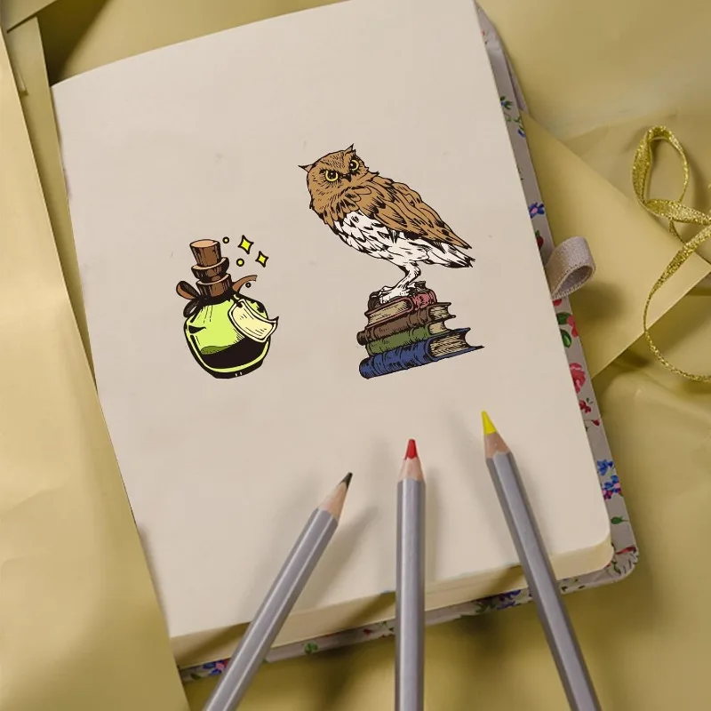 Alchemy Clear Stamps 1Sheet For DIY Scrapbooking Hourglass Owl Globe Silicone Clear Stamp Seals Transparent Stamps For Cards clear stamps,clear rubber stamps
