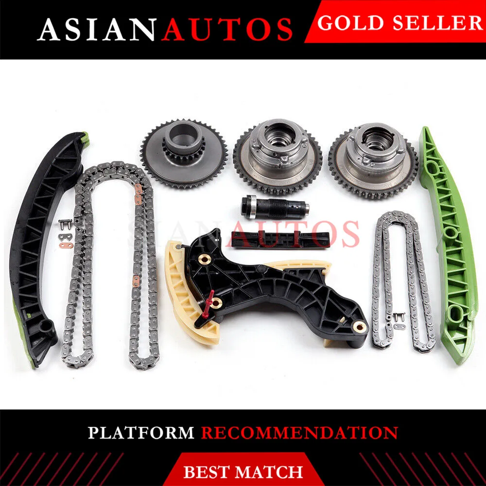 

Timing Chain Kit 2710301163 For 2012-2014 Mercedes-Benz SLK250 C250 1.8L 2.5L L4 DOHC