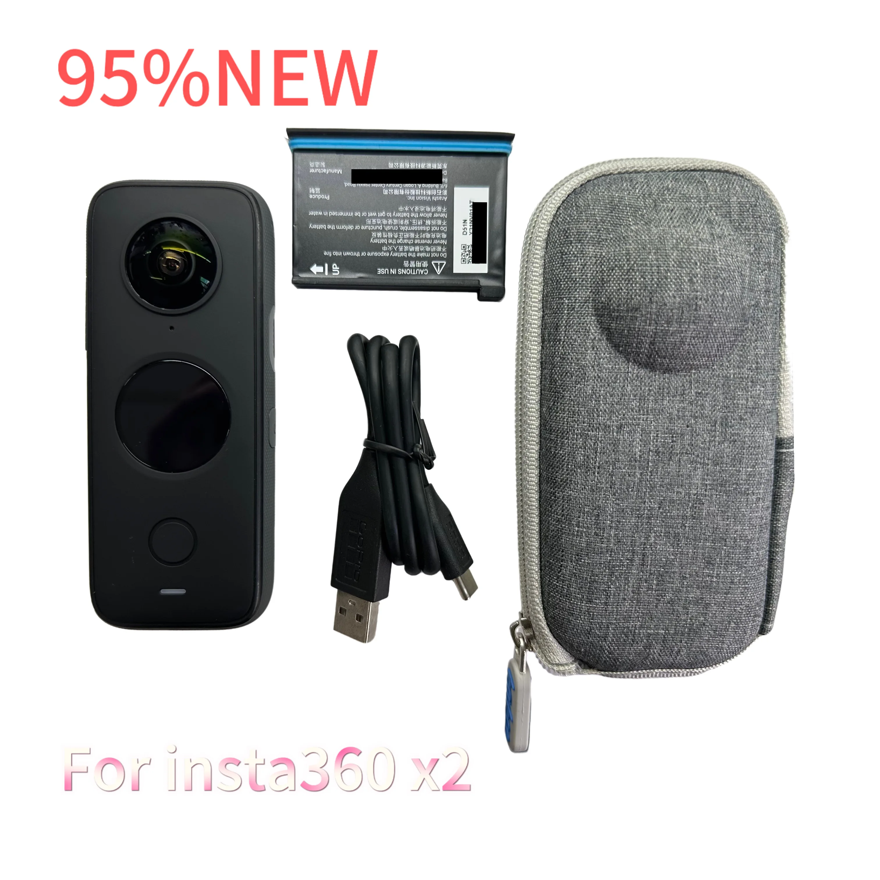 For Insta360 ONE X2 Pocket 360 Steady Cam 360 Action Camera 5.7K 360 Capture FlowState Stabilization AI Editing Live Streaming