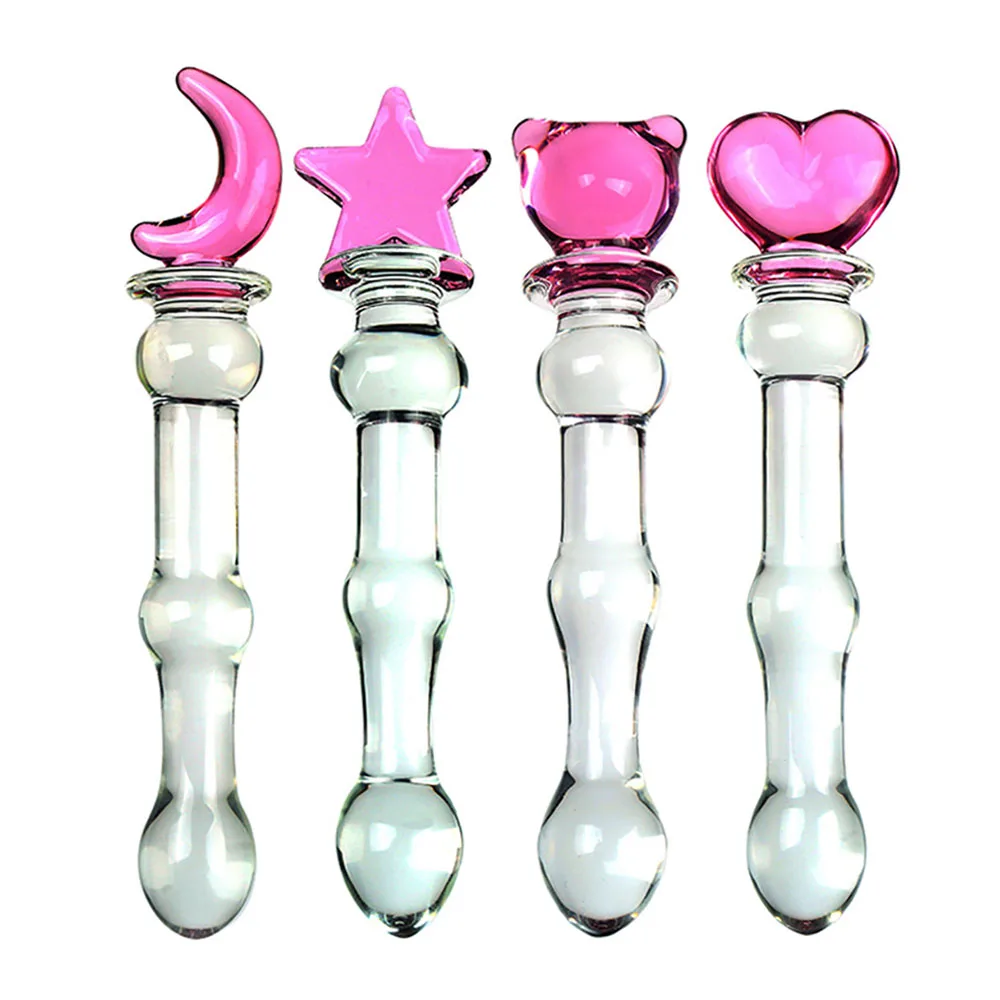 Godes anaux roses mignons pour femmes, Plug Anal en verre lisse, Massage de la Prostate, Stimulation du point G, jouet sexuel_voghion.com
