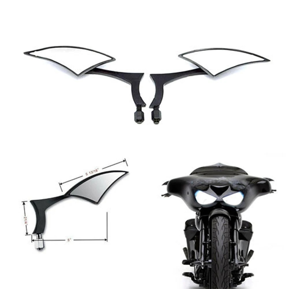 

For Harley Dyna Sportster Softail Touring Street Glide XL 883 1200 Electra Glide Universal Motorcycle Blade Rearview Mirrors