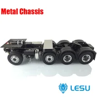 LESU RC 1/14 8*8 Metal Heavy-Duty Chassis Tractor Truck For DIY Tamiyay Model Outdoor Toys TH13036 1