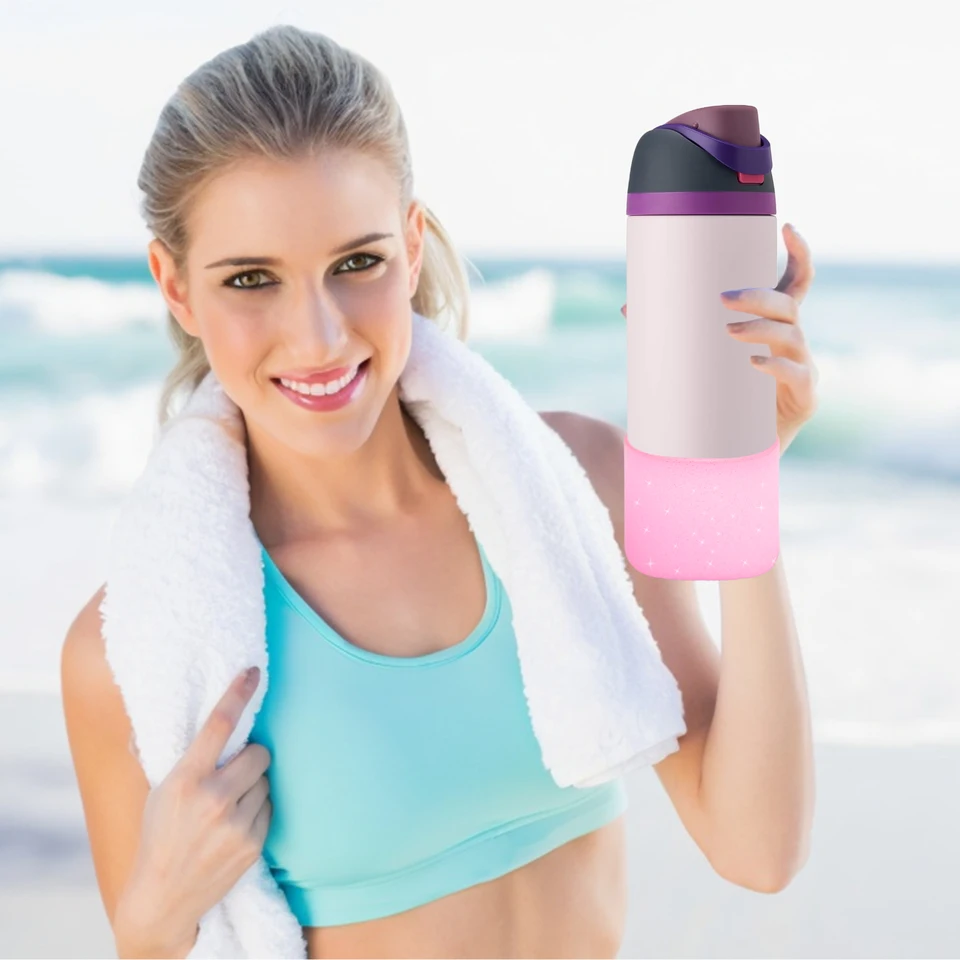 Silicone Water Bottle Boot For Owala 24oz 32oz Anti-Slip