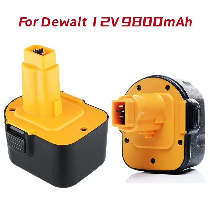 

1-2 Pack 9.8Ah Ni-Mh Replacement Battery Compatible with 12V Battery DC9071 DW9072 DW9071 DE9074 DE9037 DE9071 DE9072