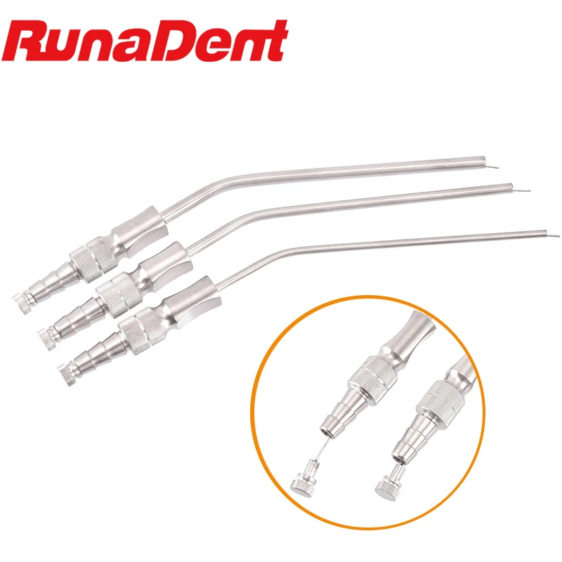 Stainless Steel Dental Implant Suction Oral Weak Straw Dental Surgery