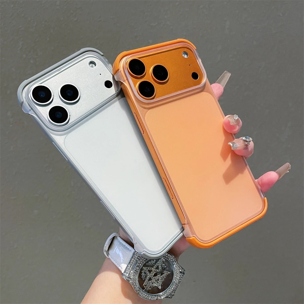 Ultra Thin Frameless Matte Translucent Phone Case - Slim Borderless Simple Hard Cover Shell