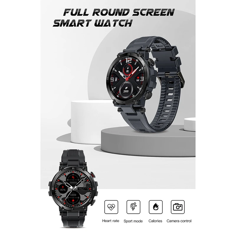 Smart Watch Bluetooth Smart Sport Fitness Watch Waterproof Press Screen Activity Tracking Pedometer For Women Men