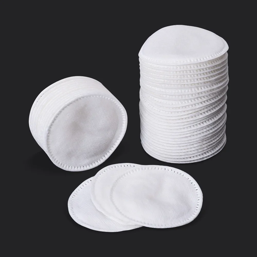 100/200/500PCS Disposable Cosmetic Wipes Nail Art Cleaning Round Pads Soft Daily Supplies Facial Cotton Makeup Remover Tool
