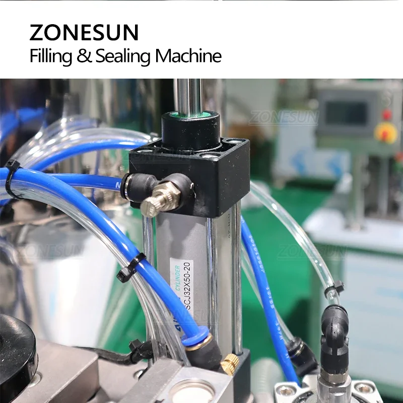 ZONESUN Paste Filling and Sealing Machine ZS-FS03 Automatic Metal Aluminum Tube Hand Cream Eye Cream Cosmetics Packaging