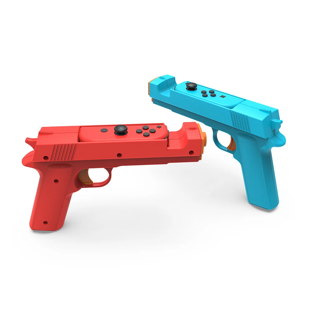 2023 New Gun Shape Handgrip Sense Controller Grip Game Controller Stand Accessori Per Giochi Gamepad