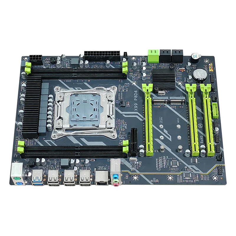 Desktop Motherboard para pc Gaming Placa Mãe Combo Computador Mainboard 128gb Canais Ddr4 Lga2011 X99 - Imagem 2