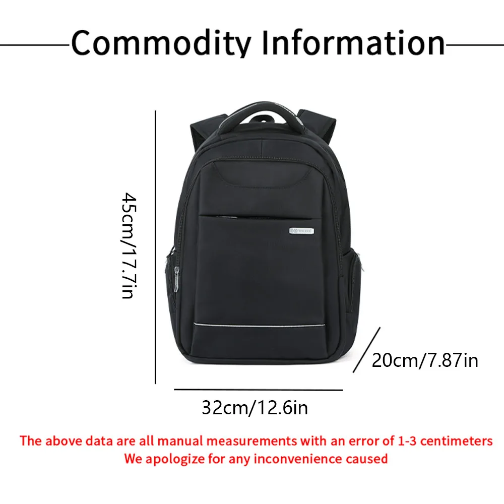 1Pcs Extra-Large Capacity Backpack, Men's Business Travel Laptop Bag, Breathable and Not Stuffy, Multi-Compartment Storage Backpack, Lightweight, Durable, Casual Commuting Backpack