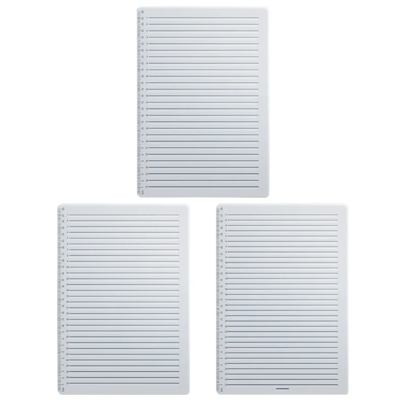 Straight Line Stencil Templates Line Drawing Stencil Lettering Guide Templates College Ruled Spacing 27/30/33 Scale