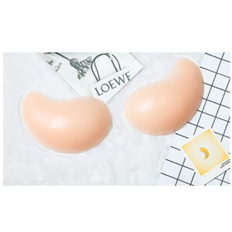 

Sexy Strapless Lady Bras Push Up Cover Nipple Backless Chest Sticker Woman Self Adhesive Silicone Invisible Silicone Underwear
