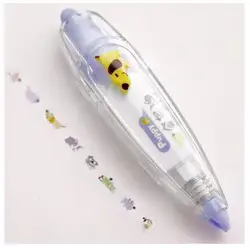 Kawaii Animal-Themed Decorative Correction Tape for Journals and Art Projects (Little Dog)