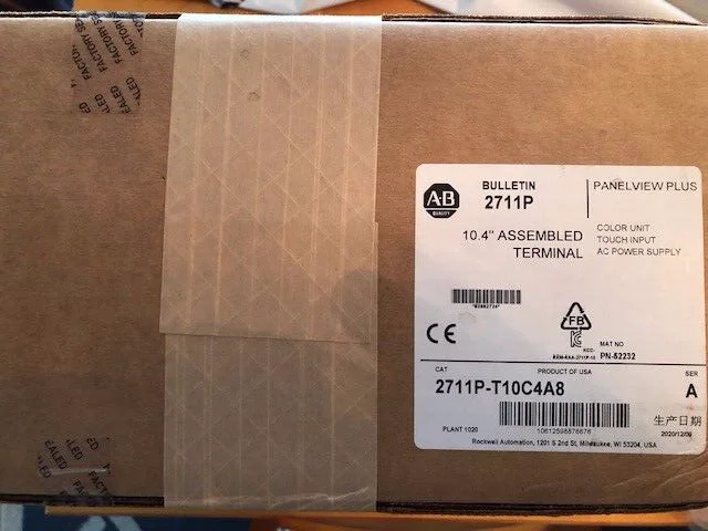 2711P-T10C4A8 Ser A Panelview Plus, заводская герметизация 10,4 дюйма - 2