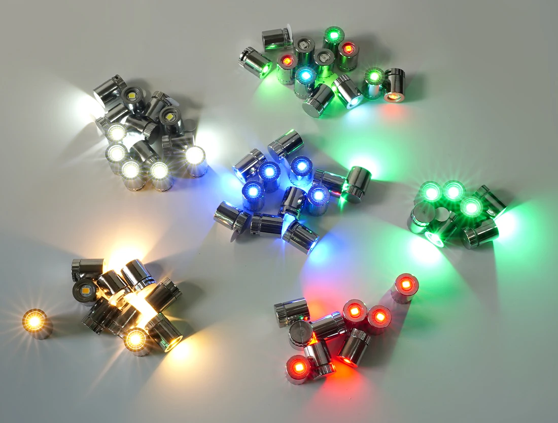 6 Stück Miniatur-Glühbirnen 10mm Mikro-LED-Lampenperlen für Puppenhaus-Dekoration DIY Elektronik Modellbau Warmweiß/Kaltweiß – Detail 1