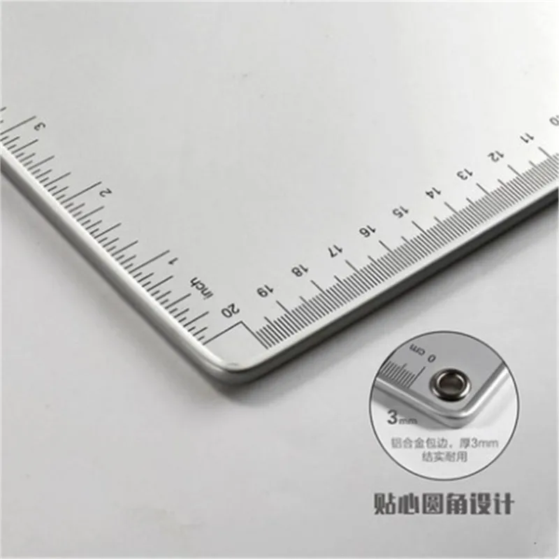 종이 학교 사무용품 용 1 조각 새로운 A5 14.5x23.1cm 알루미늄 클립보드